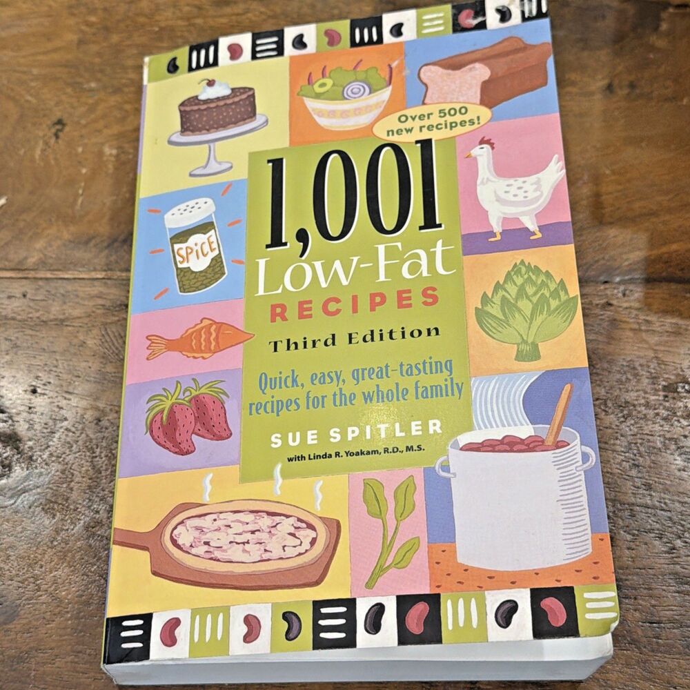 1001 Low-Fat Recipes Third Edition/ Quick, easy, great tasting recipes Paperback
